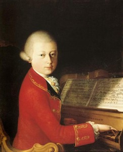 Mozart, aged 14, in Verona, 1770, by Saverio Dalla Rosa